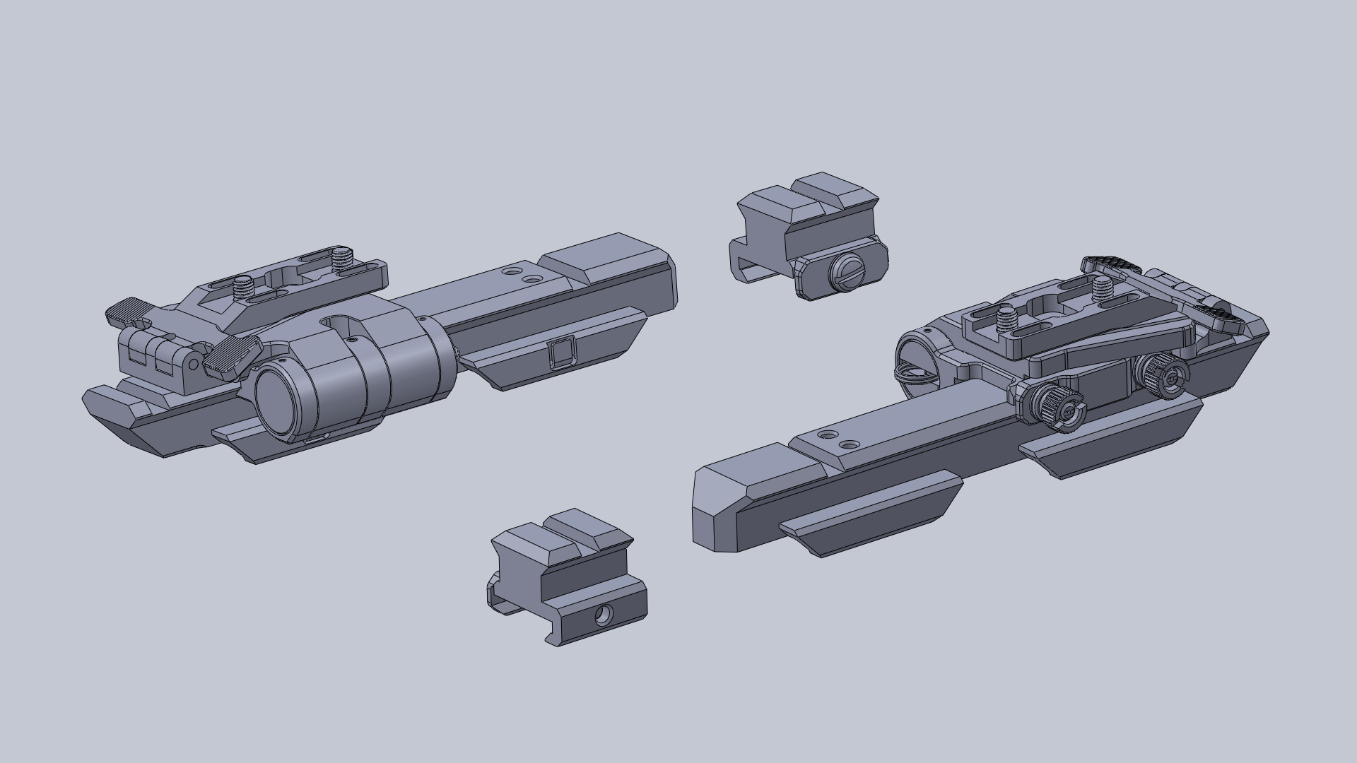 ArtStation - Wilcox Flip Mount Riser System