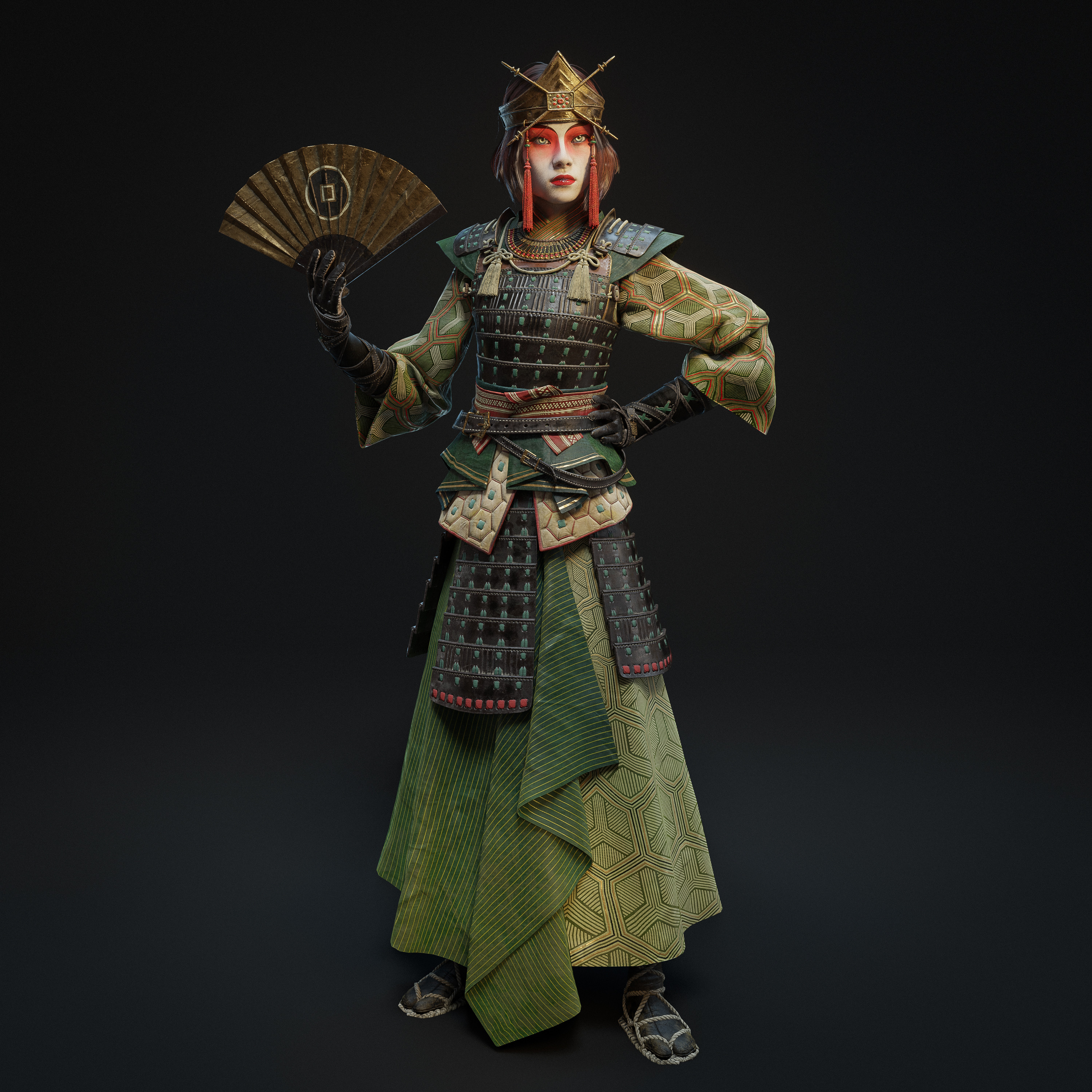 Artstation Kyoshi Warrior Suki Atla Fanart Lukas Walzer