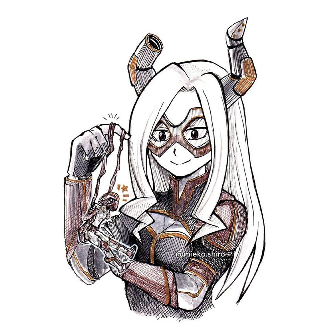 Artstation Inktober 2019 Mieko Miyashiro