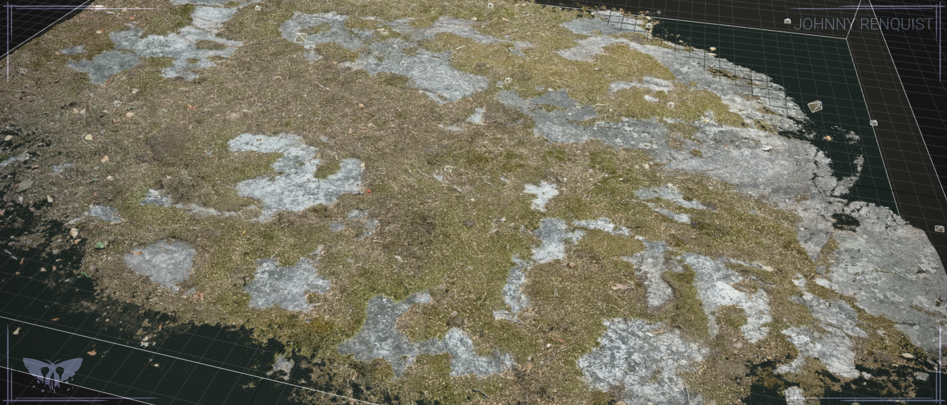 Photogrammetry data used in RealityCapture for the terrain materials. Later turning them into tileable textures in ZBrush.