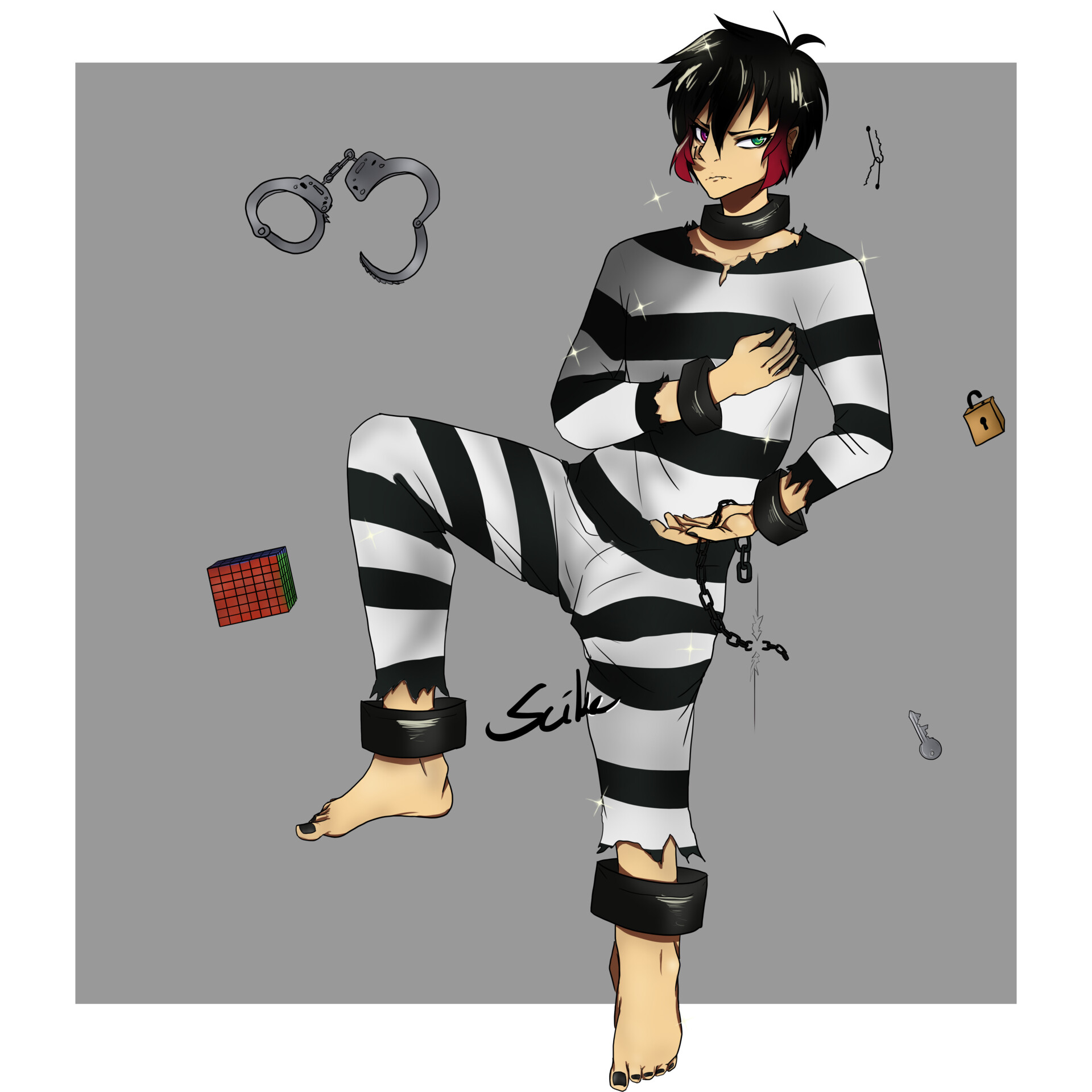 Artstation Jyugo Nanbaka Jente Luinge