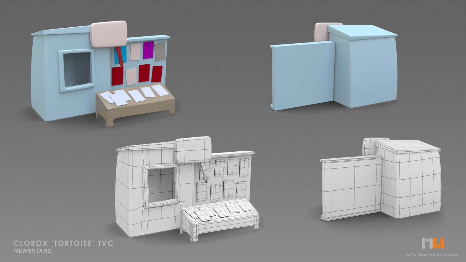 Role: Newsstand modelling.