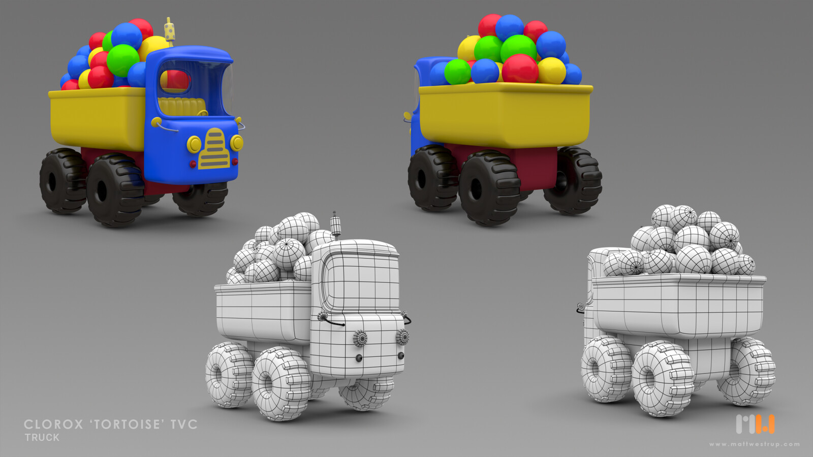 Role: Truck modelling and texturing.