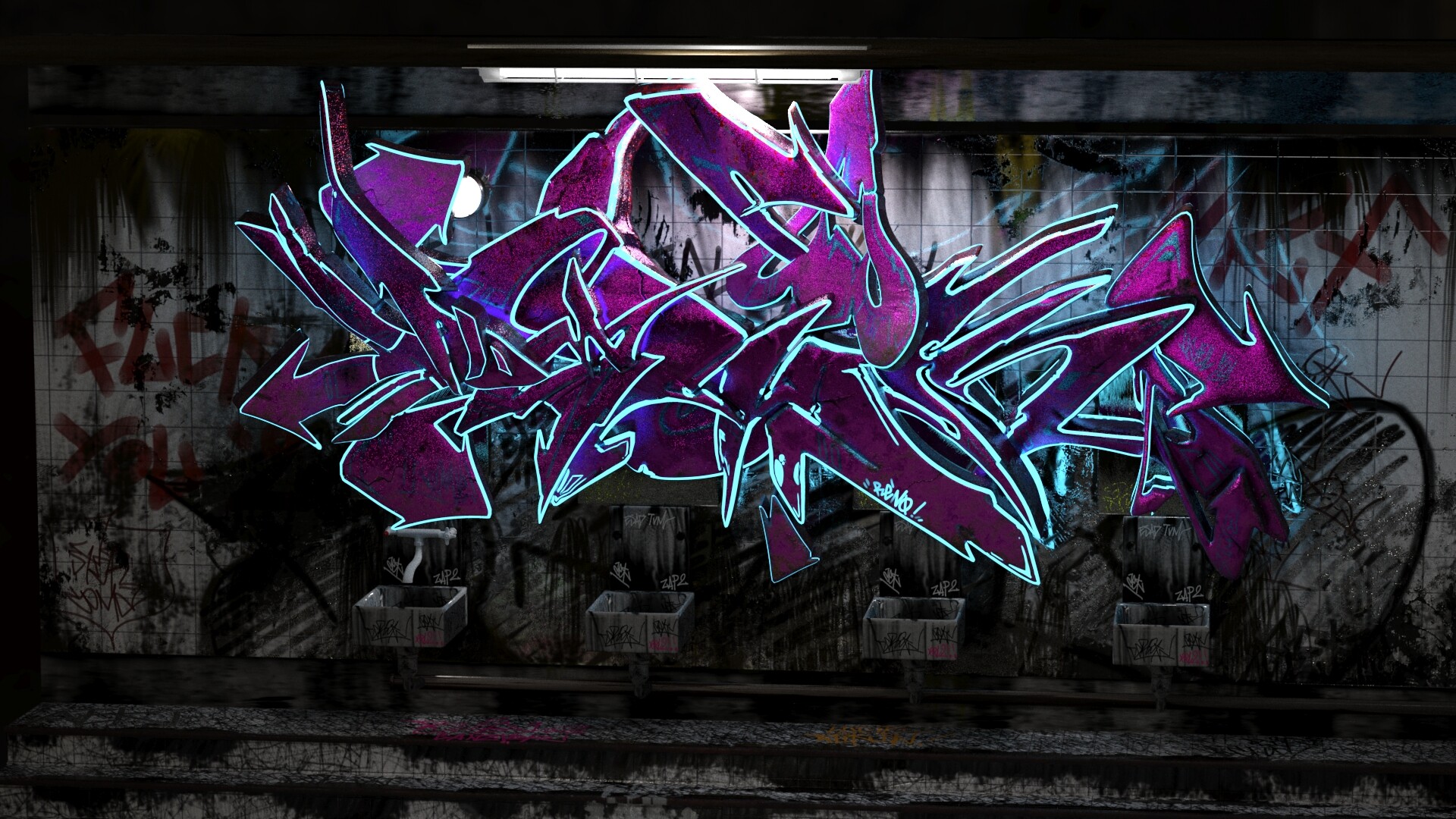 3D Graffiti Art Midjourney Prompt - Customizable Street Art Creation –  Socialdraft