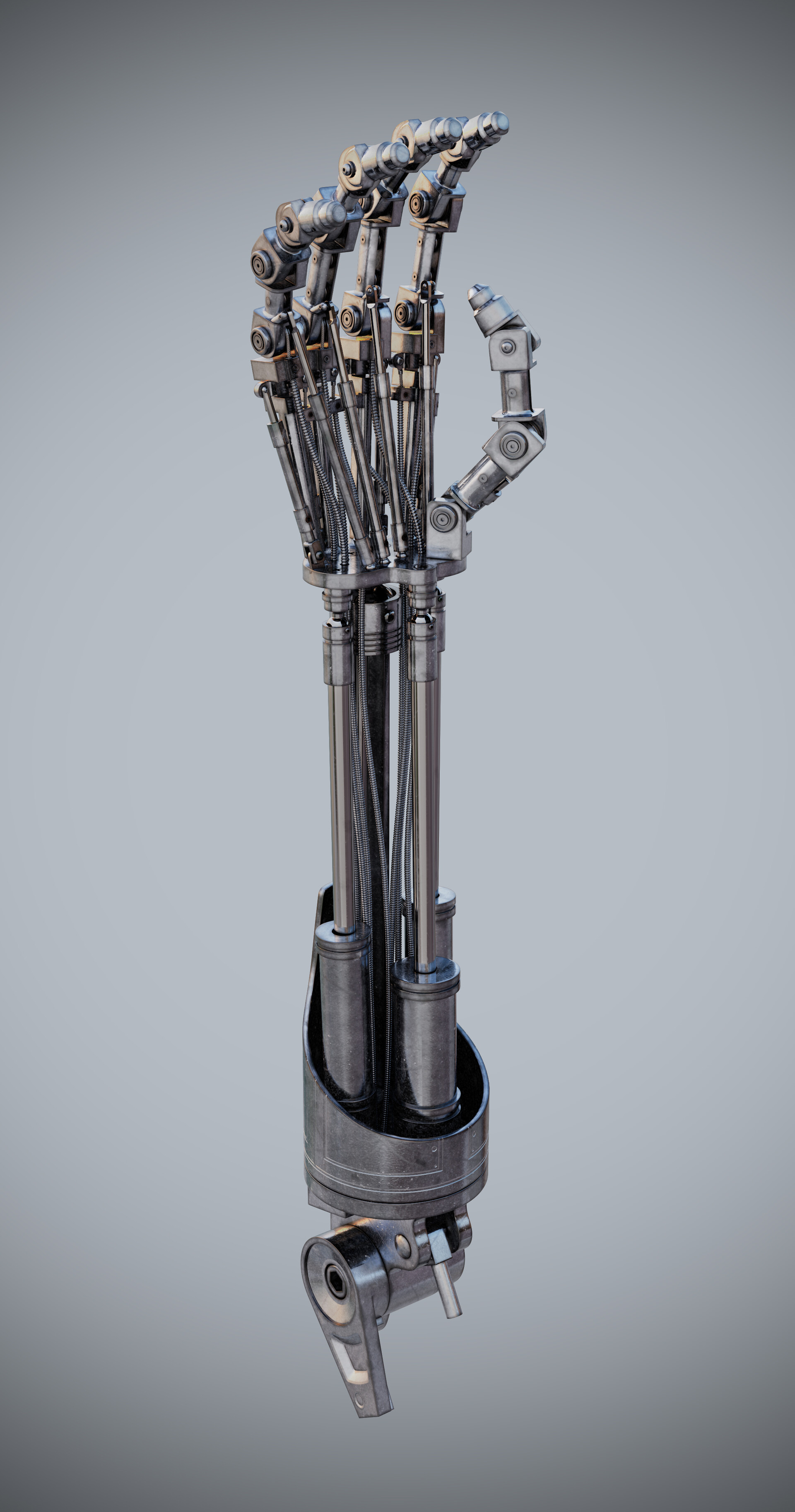 Terminator 2: Judgment Day T-800 Endoskeleton Arm and Brain