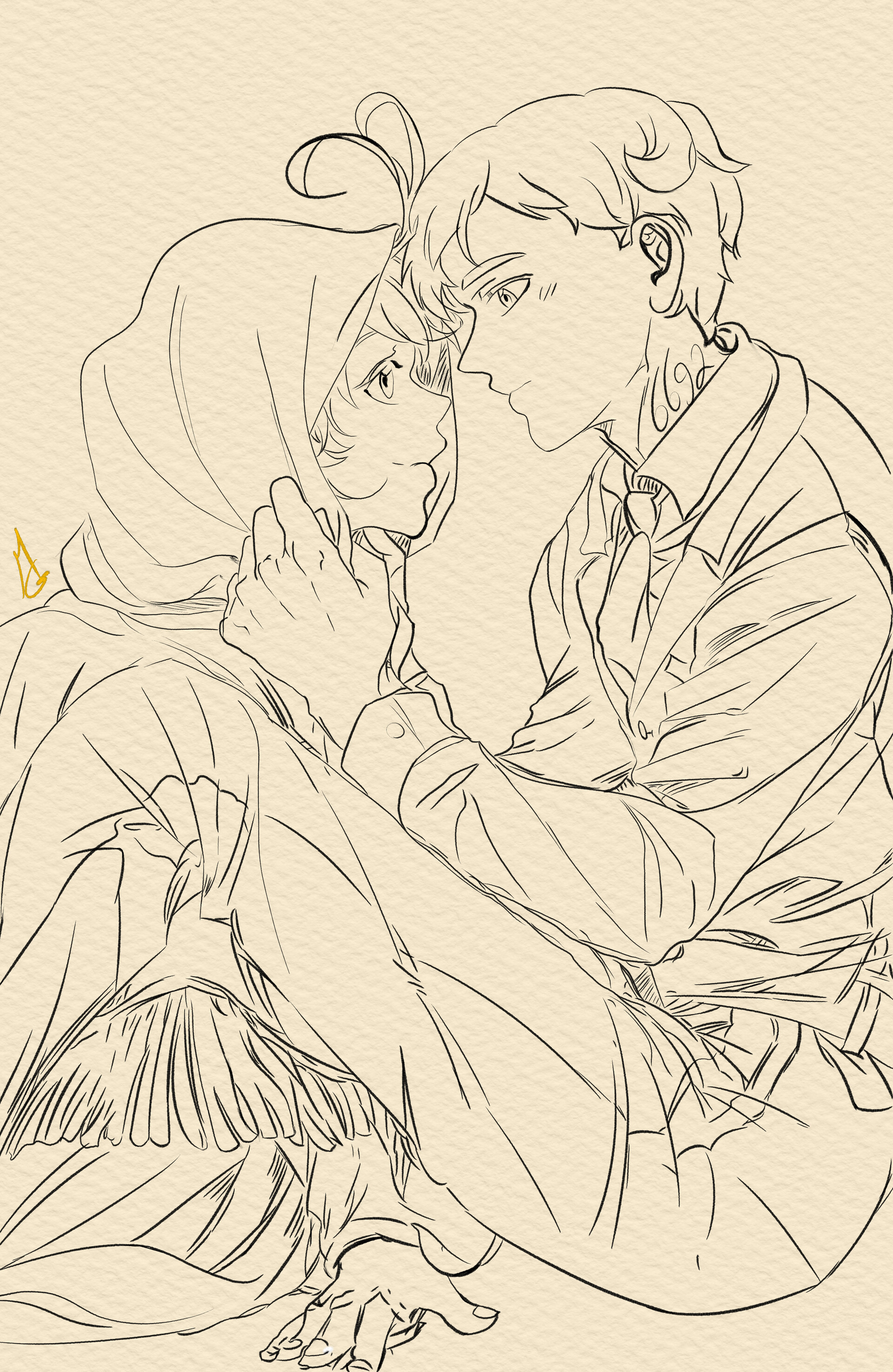 ArtStation - Sketch - The Promised Neverland