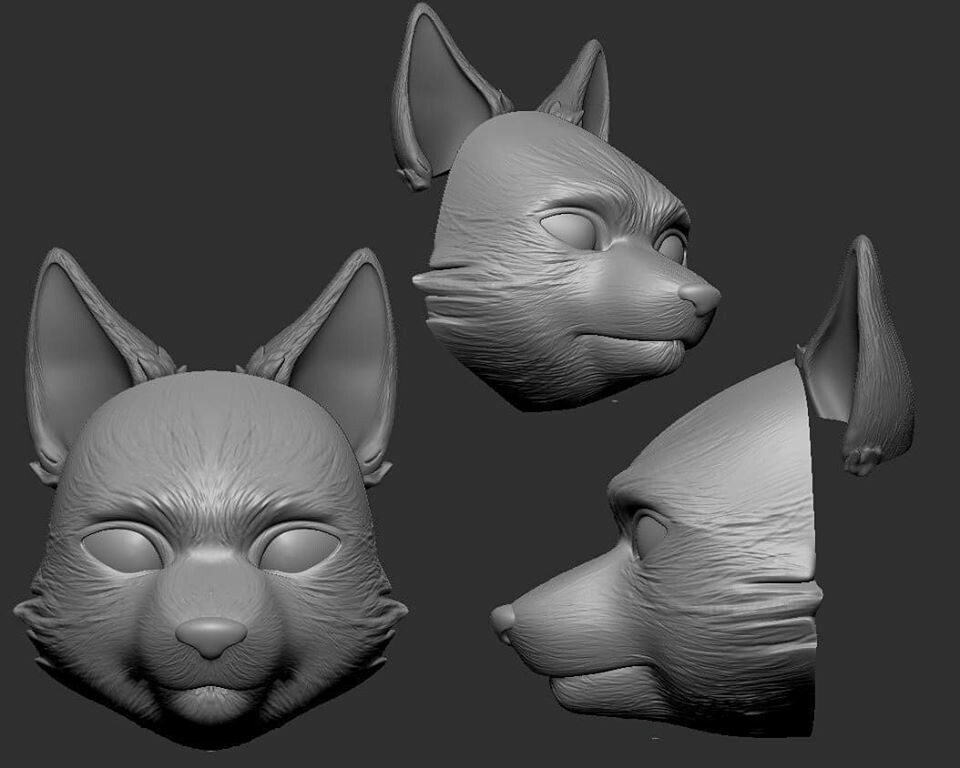 Wolf art doll on sale