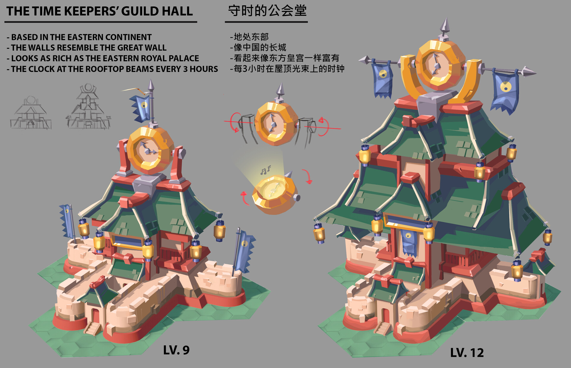 ArtStation The Time Keepers' Guild Hall