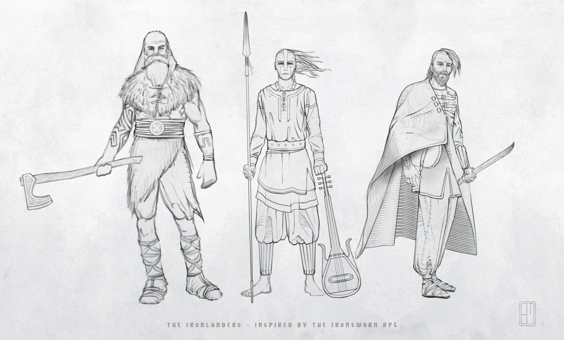 Alex Monge Ironsworn characters