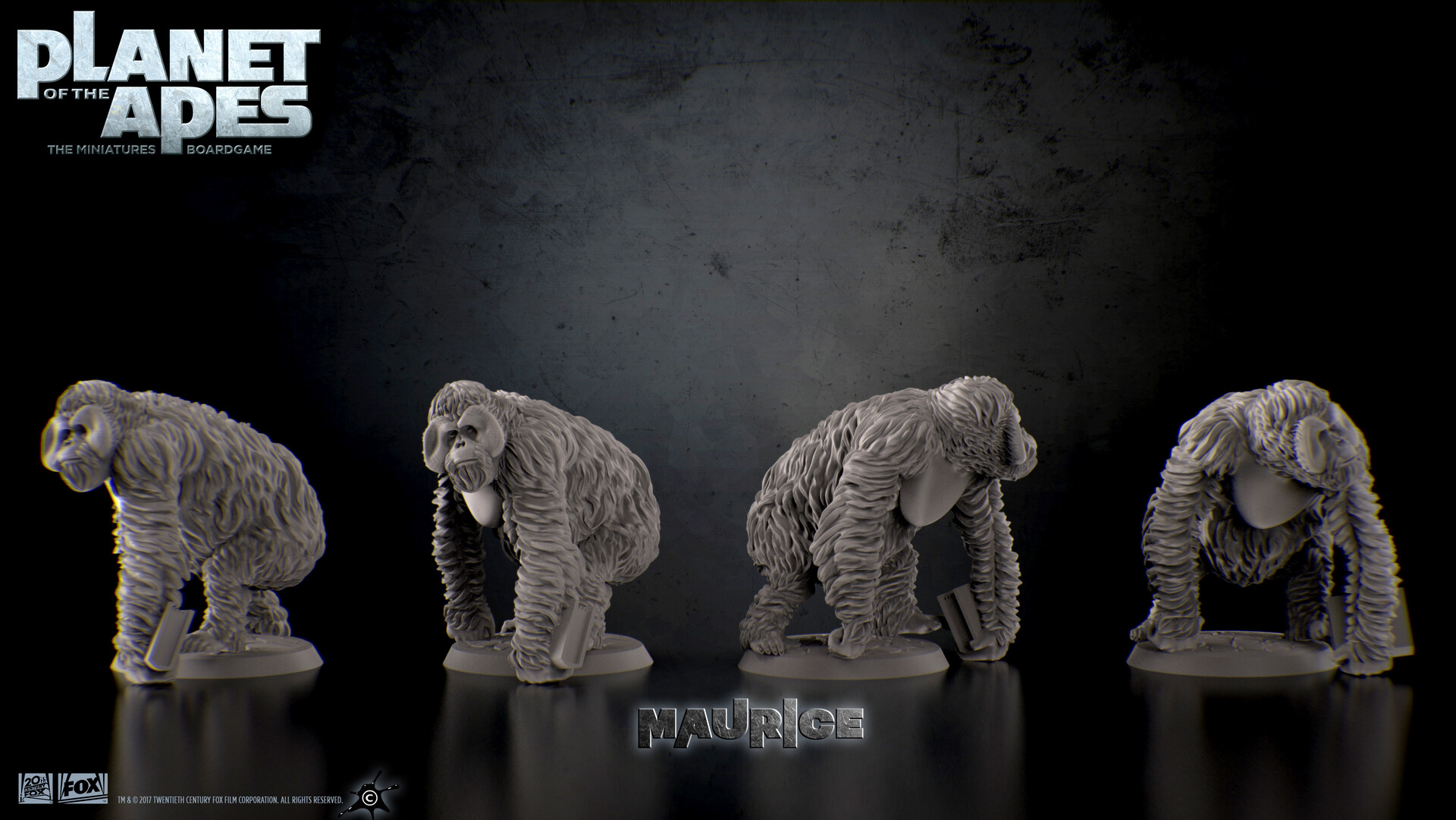 ArtStation - Planet Of The Apes - The miniature boardgame