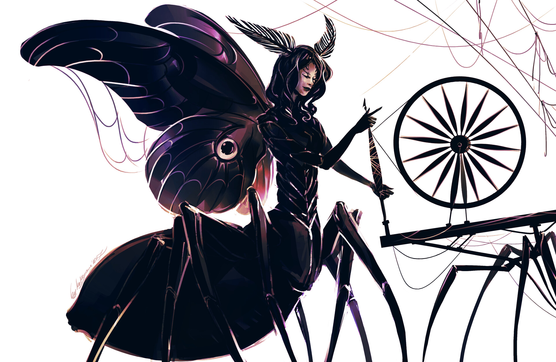 Artstation The Spinning Wheel Katherine Makoyana