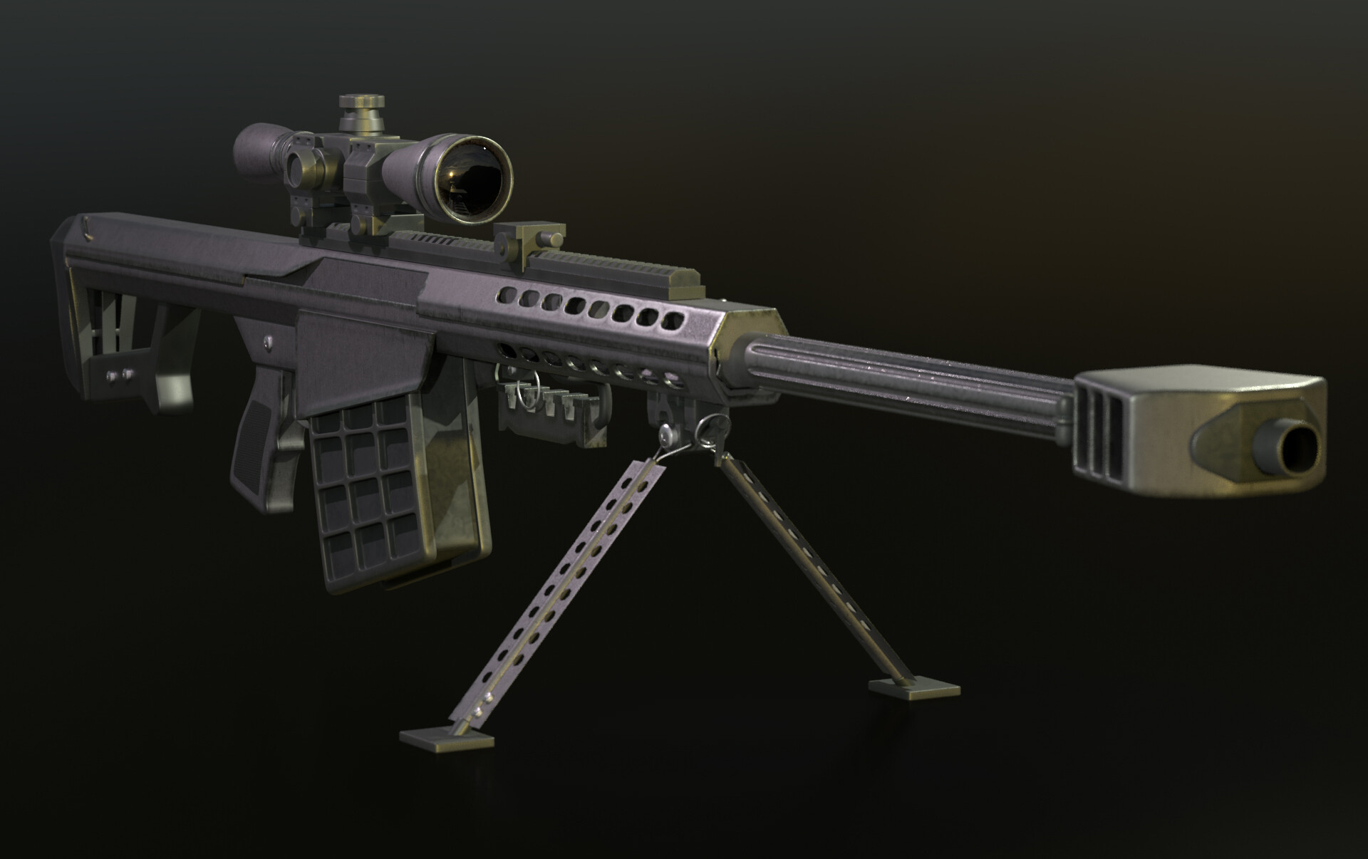 ArtStation - Barrett .50