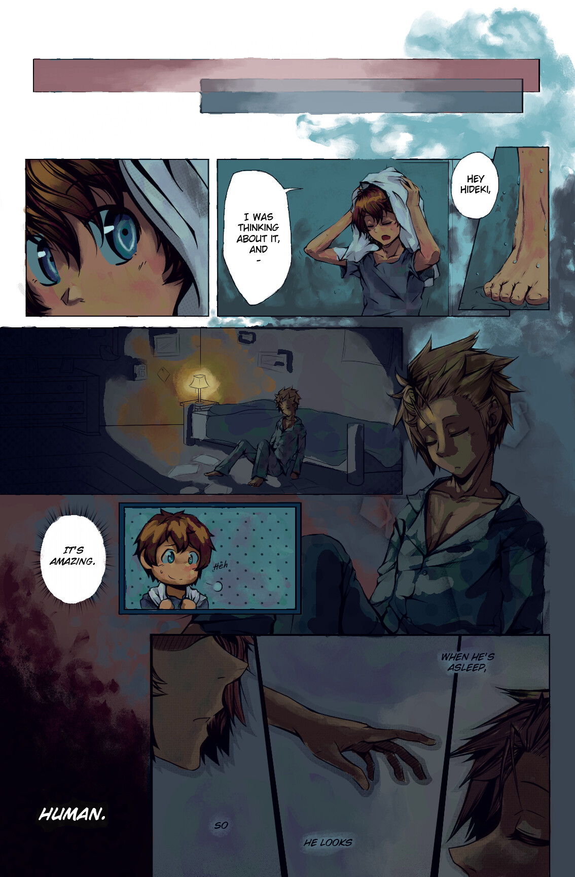 Artstation Manga Coloring Examples Samuel Busch