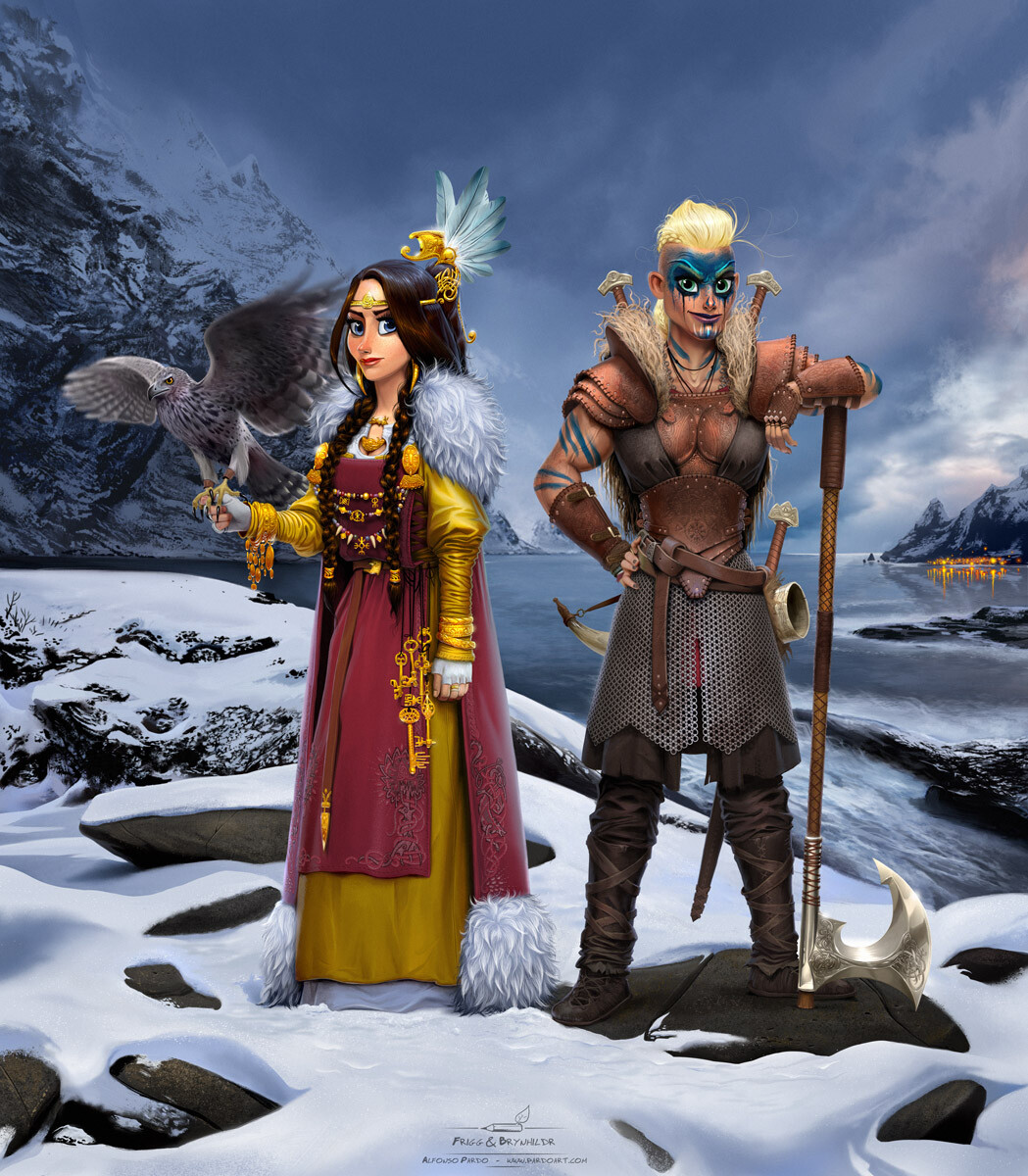 Frigg & Brynhildr
