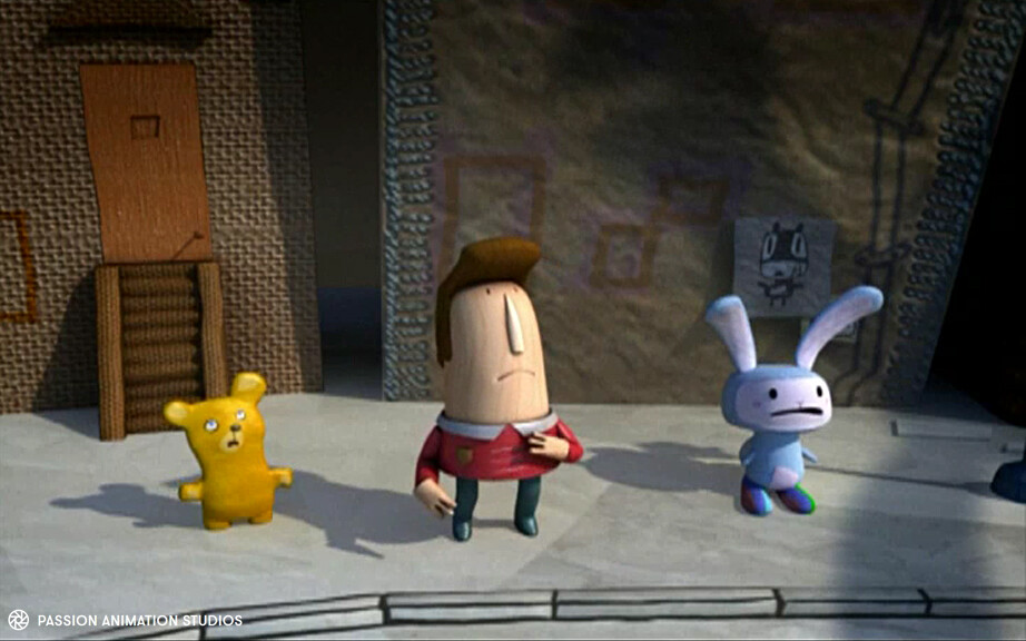 Role: Teddy, 'Quiff' Man and Rabbit (modelling and texturing).