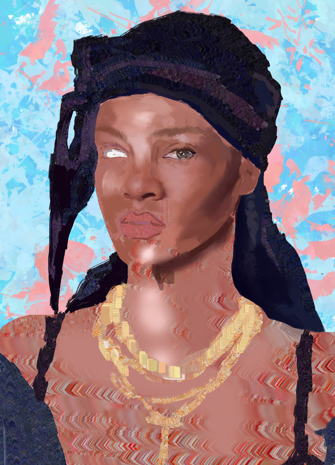 Artstation Rihanna Portrait Ardit Bytyqi