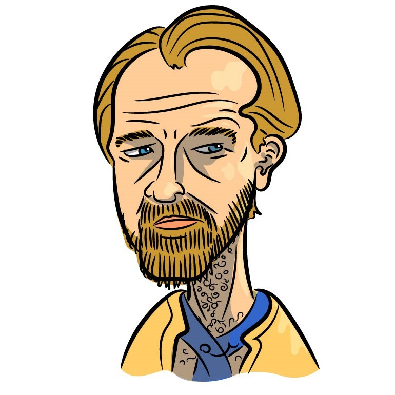 Iain Glen (as Jorah Mormont in Game of Thrones)
