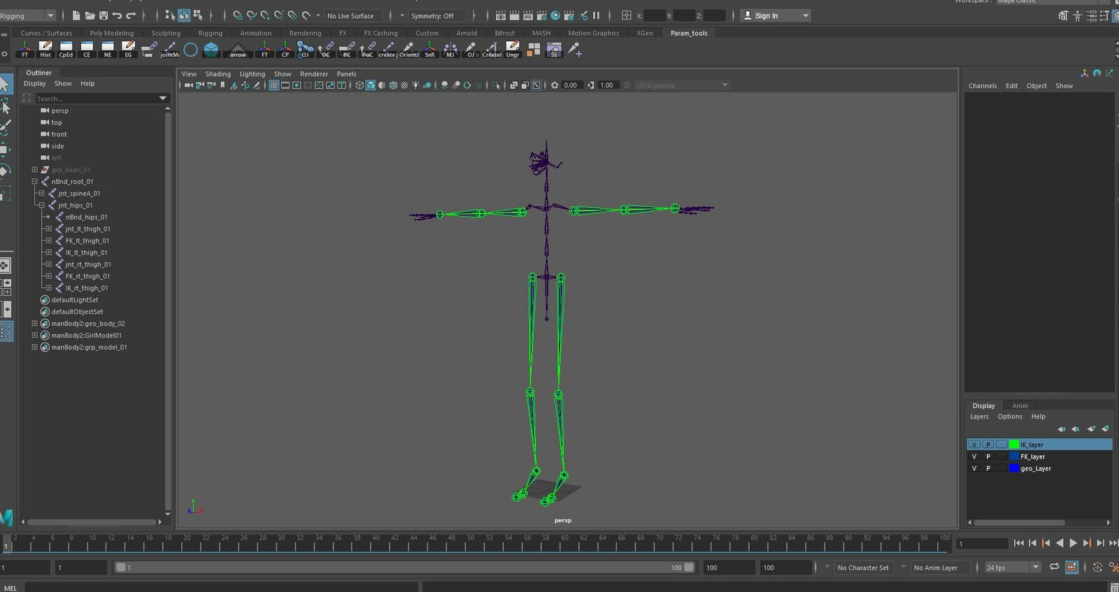 Rigging started