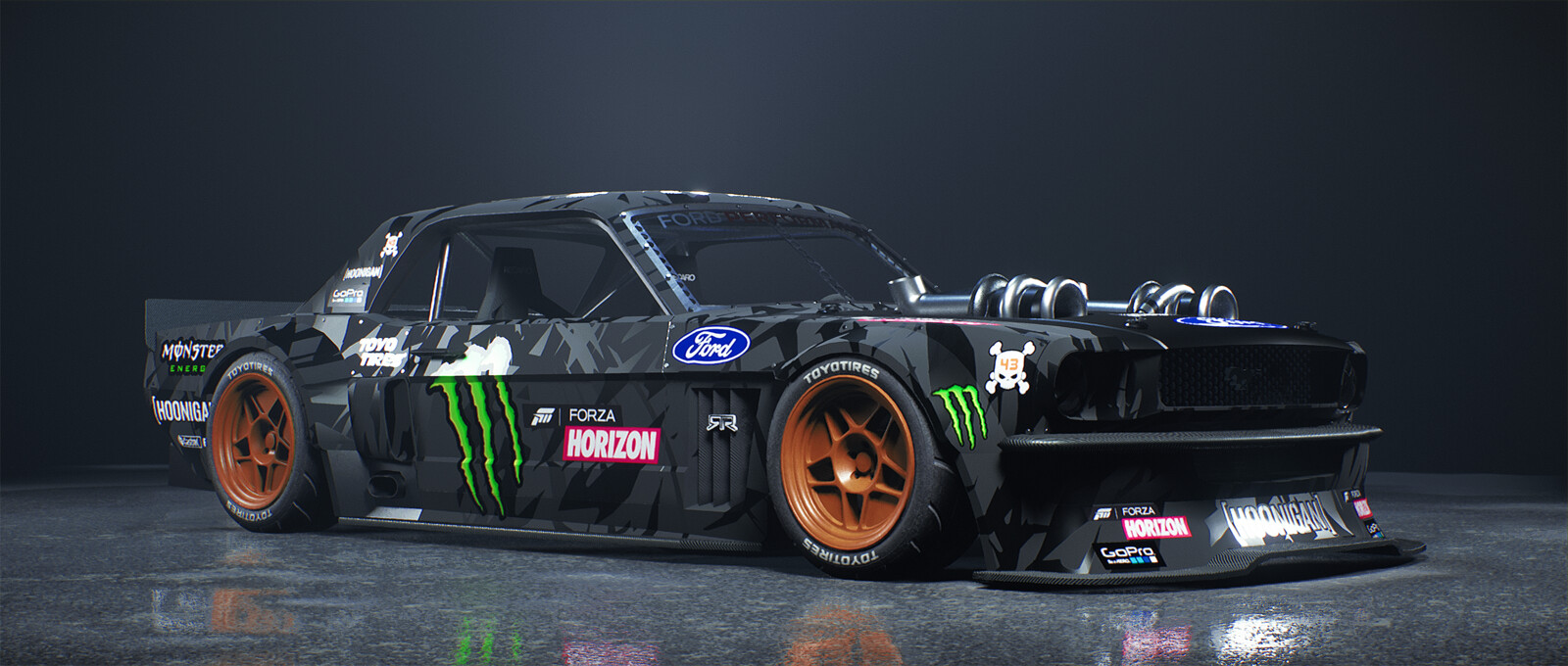 Ford Mustang 1965 Hoonicorn Forza Horizon 4