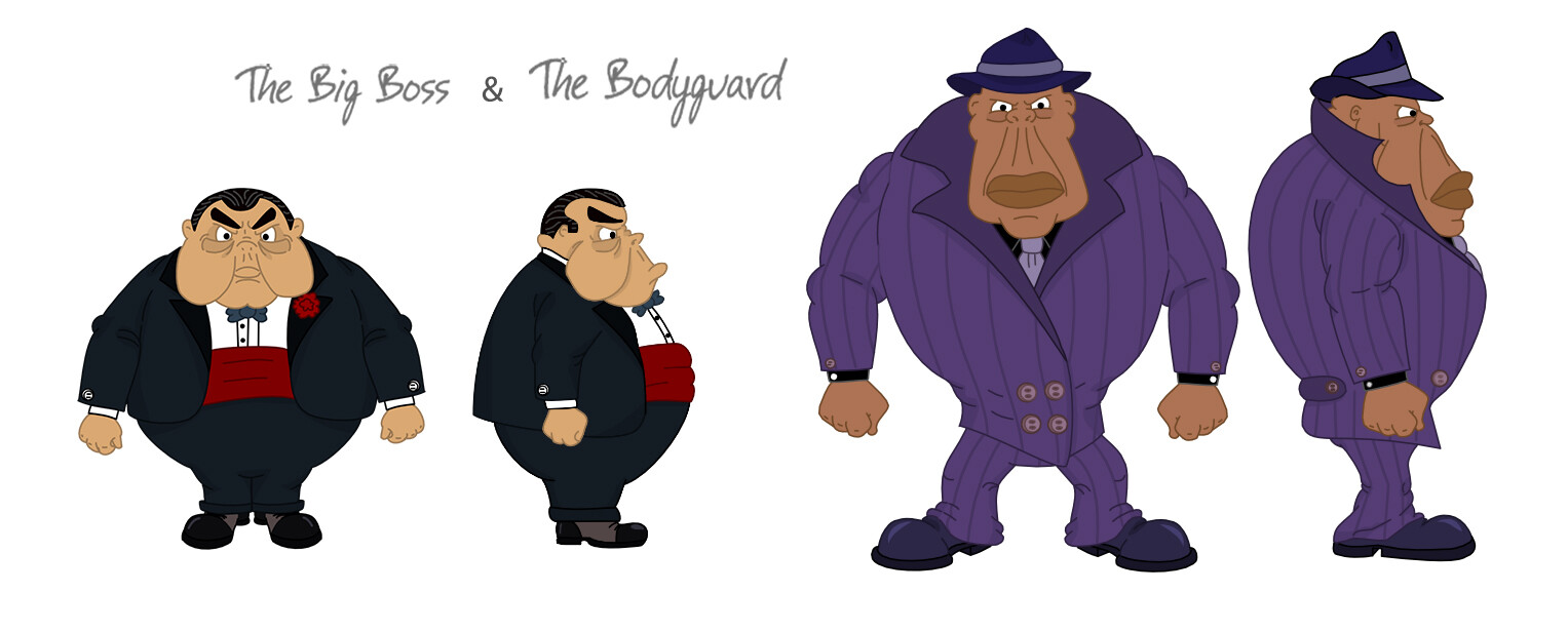 the boss and his bodyguard