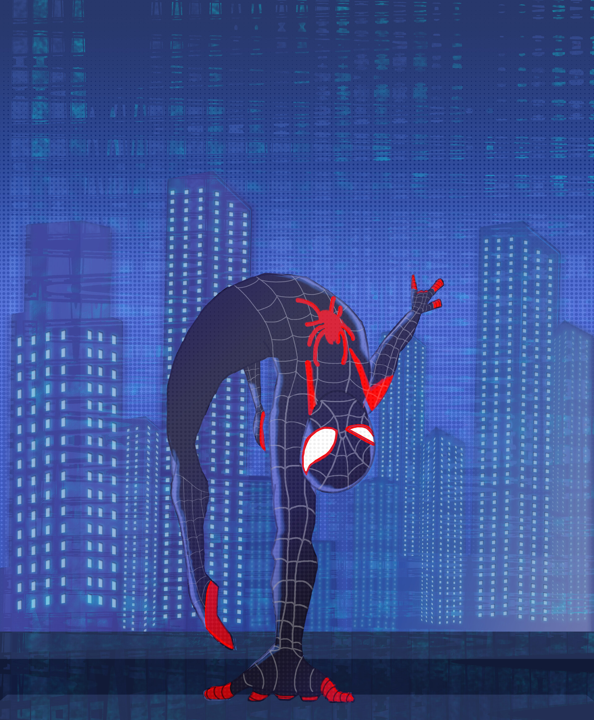 ArtStation - BackFlip Spider-man