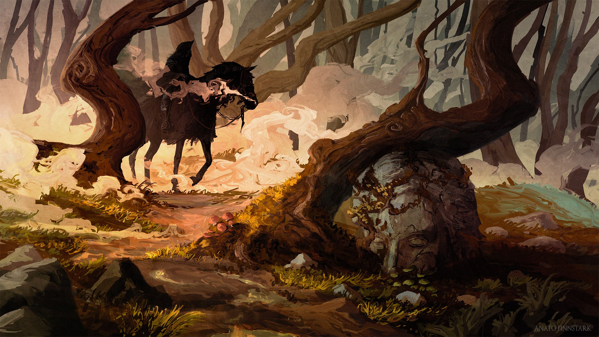 絵画 NAZE - He is the god of the forest The King of Forest by rodmendez on DeviantArt