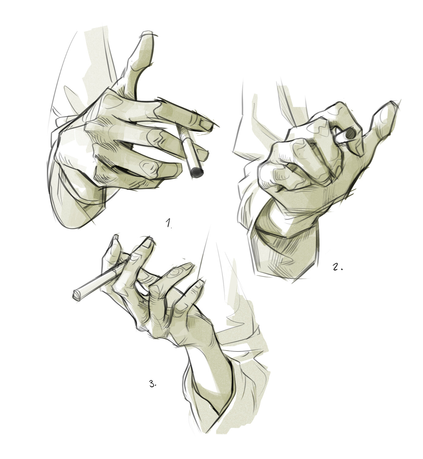Holding Hands Drawing Reference