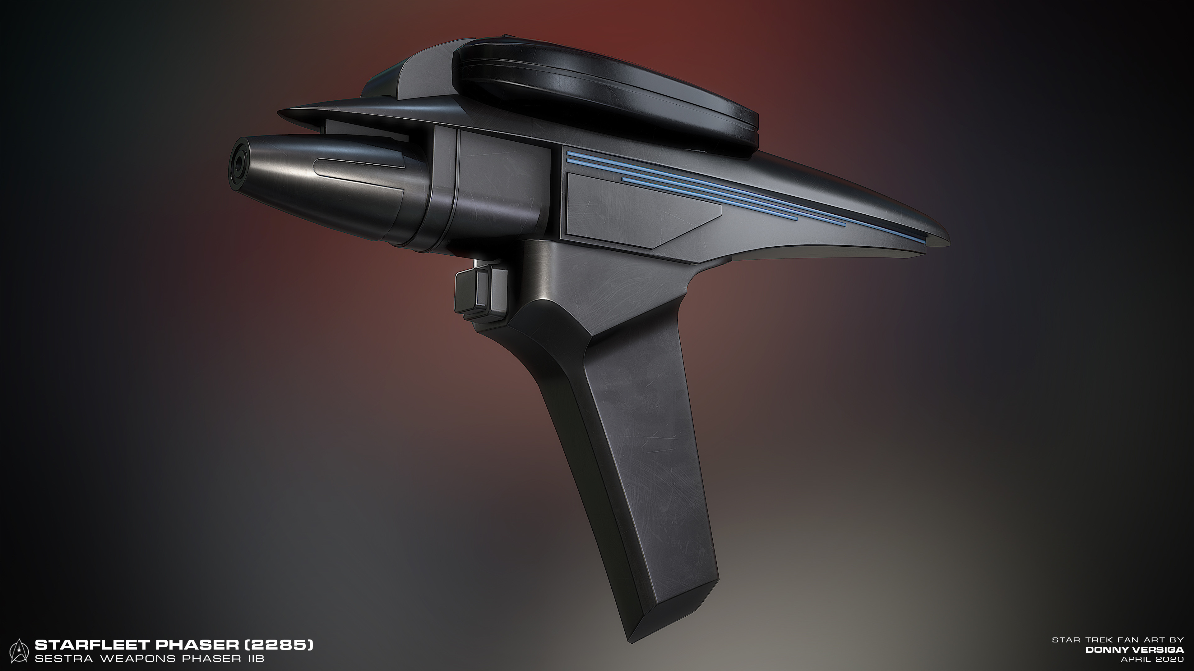 Donny Versiga - Starfleet Phaser - Star Trek III: The Search For Spock