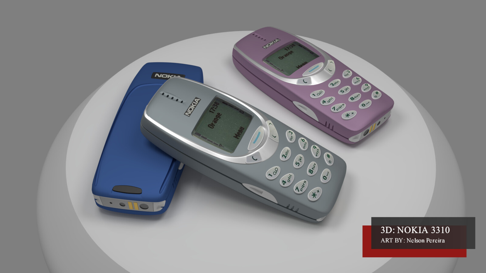 nokia 3310 classic phone nelson pereira artstation