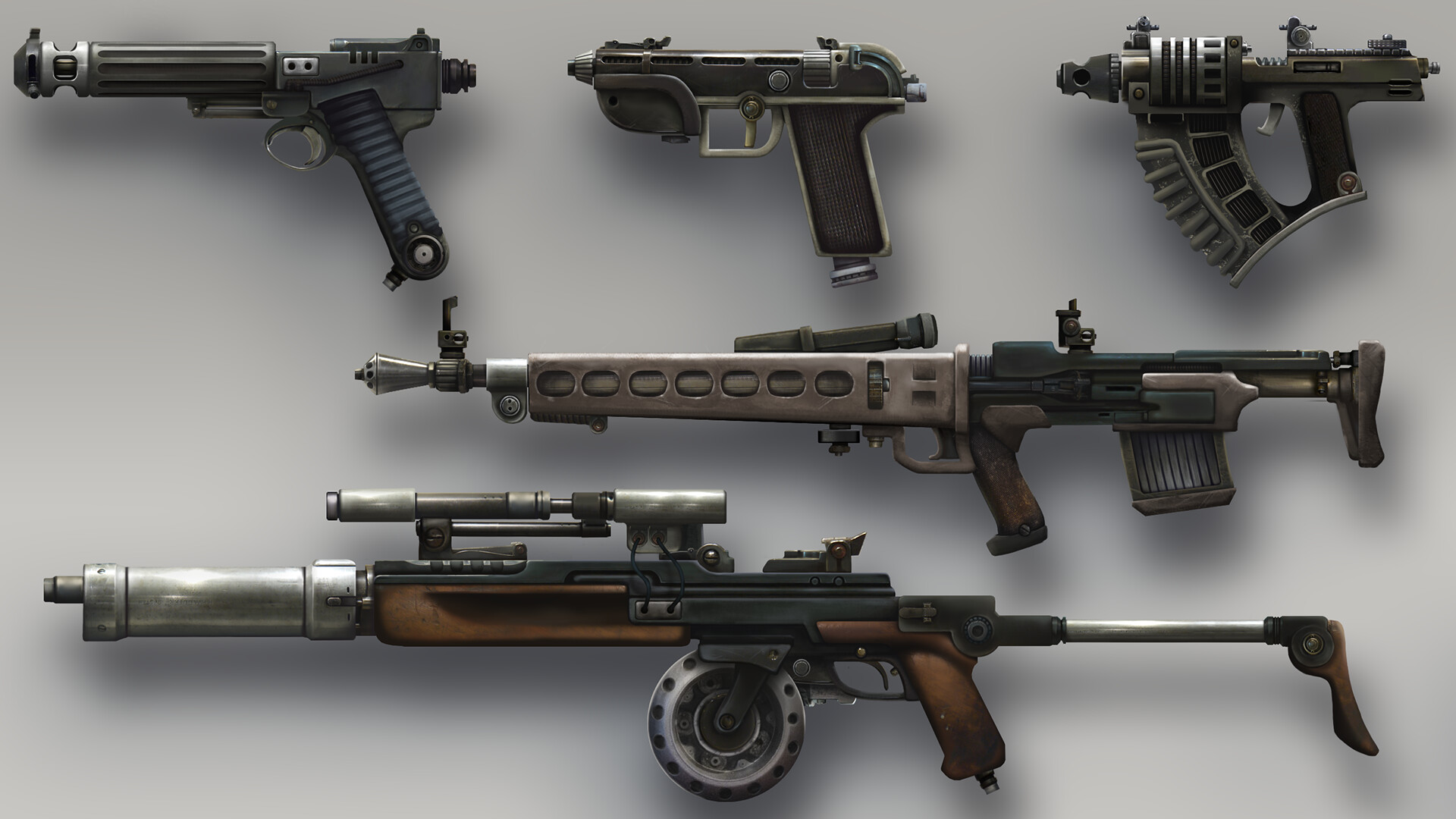 ArtStation Star Wars fan art Blasters