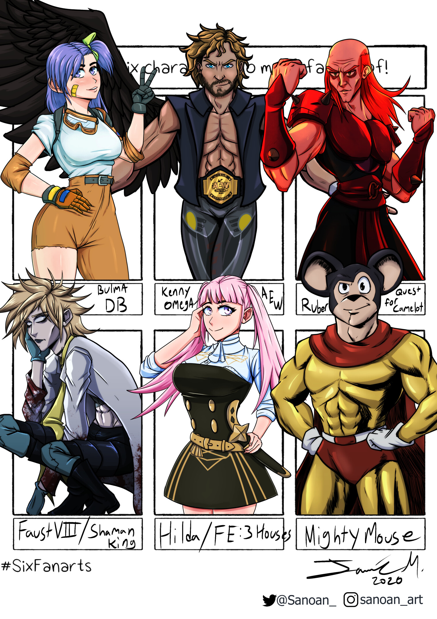 artstation six fan art jamie mariscal