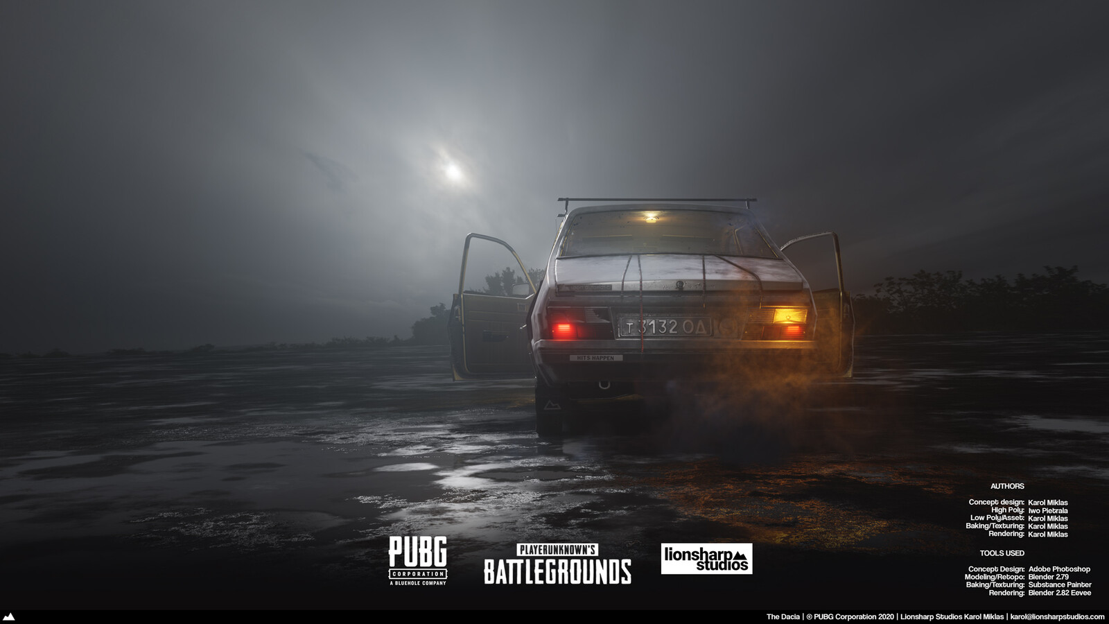 Dacia акула pubg