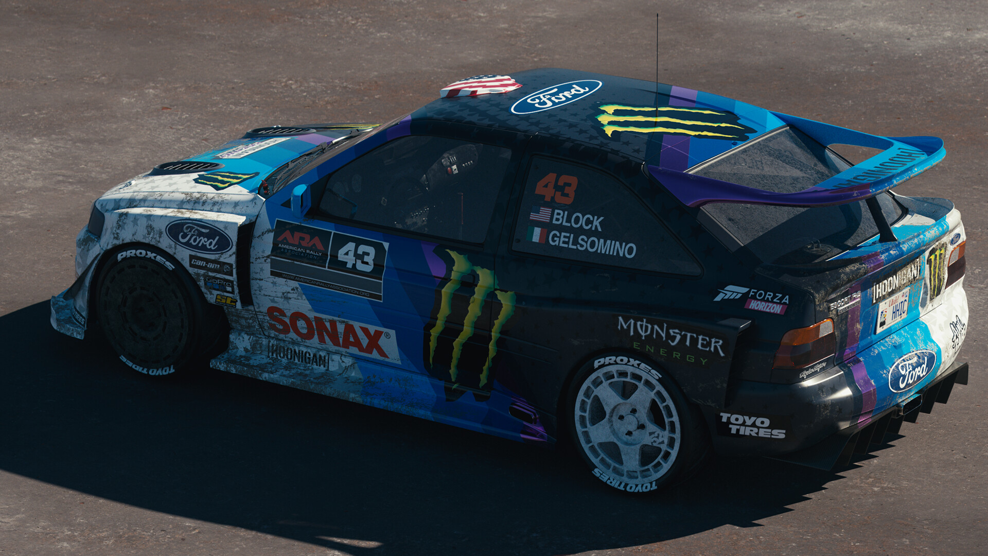 Hoonigan gymkhana 10 ford escort cosworth group a