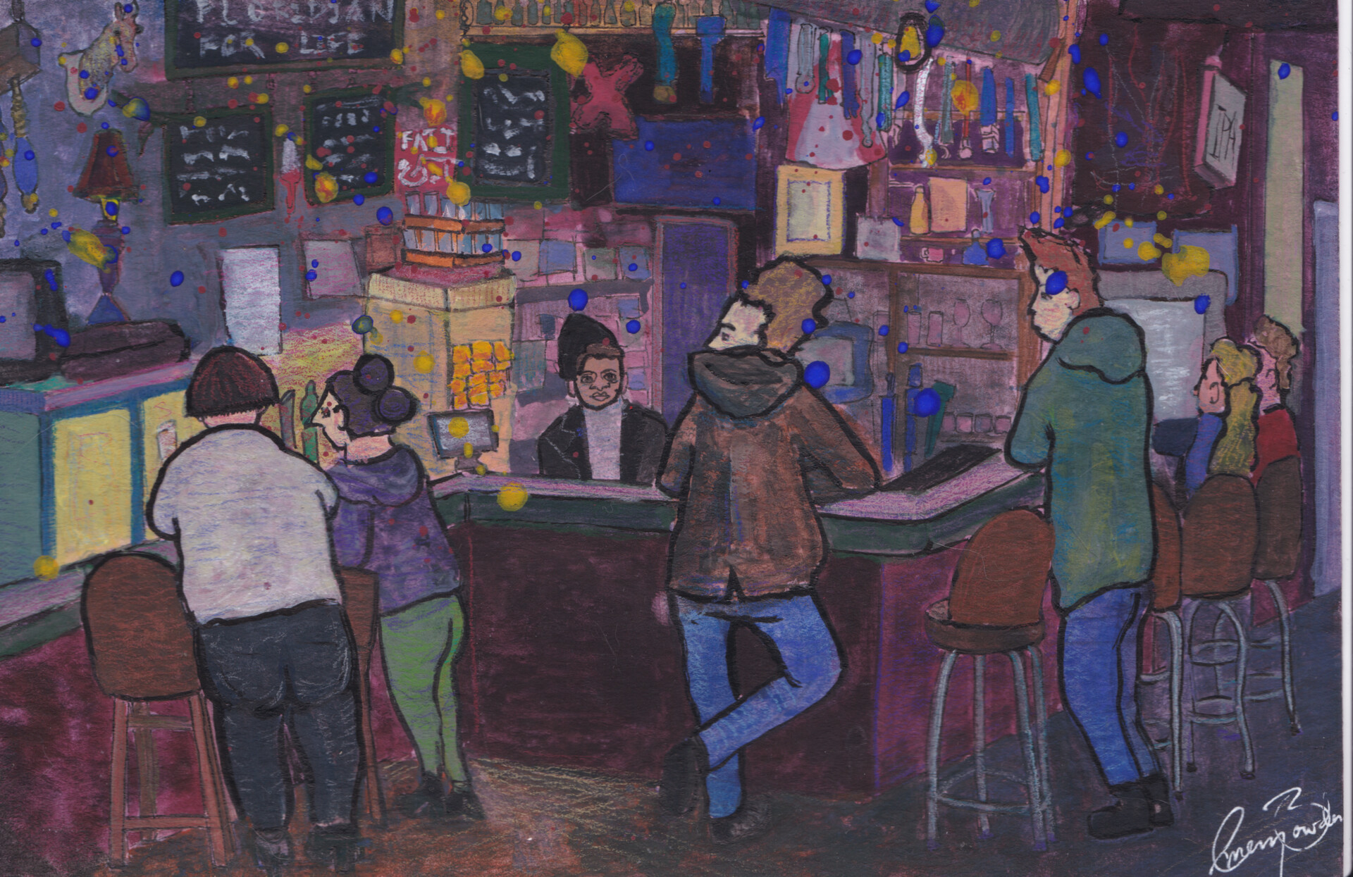 Artstation Dive Bar Named After A Tom Waits Song Emery Bowden