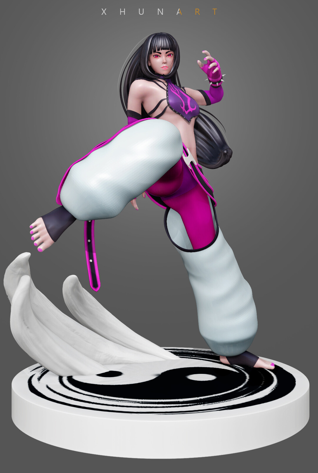 street fighter juri statue