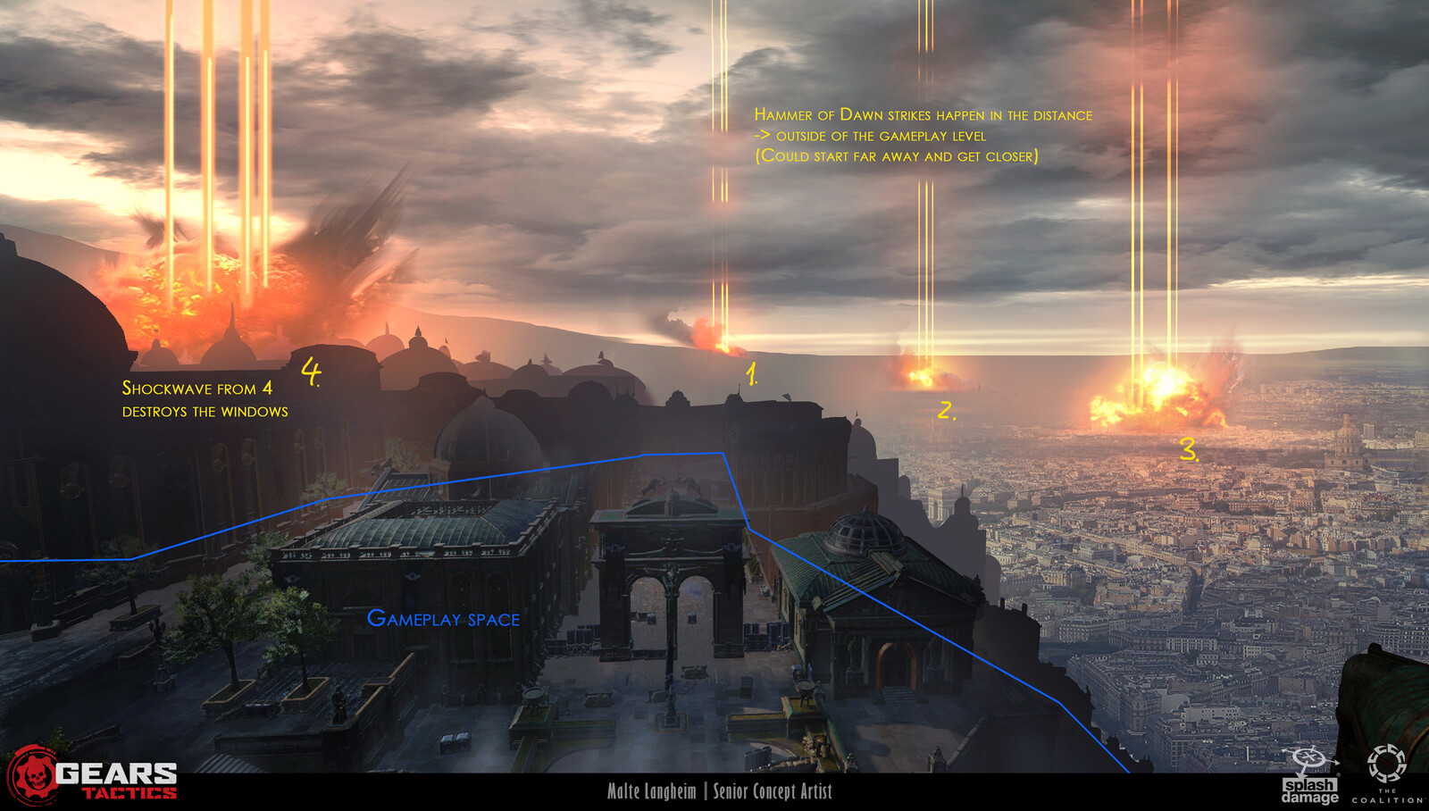 Hammer of Dawn strike breakdown for cinematics