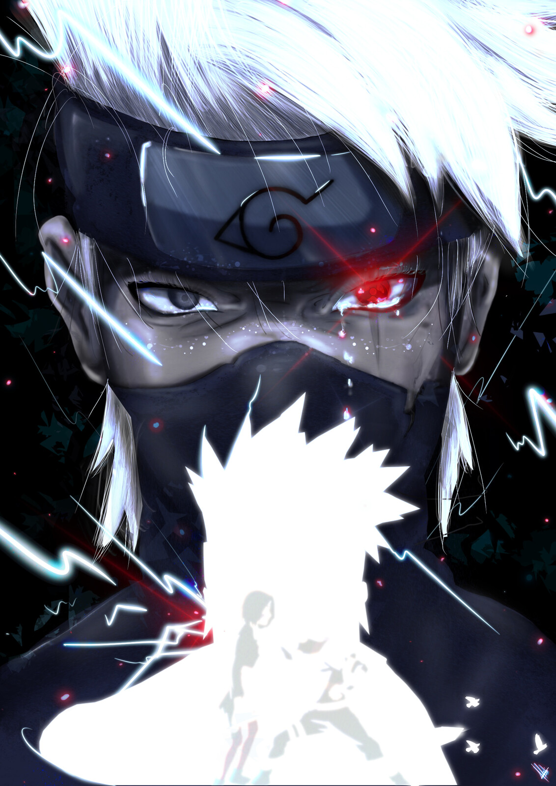 Meli Magali - Kakashi Hatake - Chidori [Illustration]