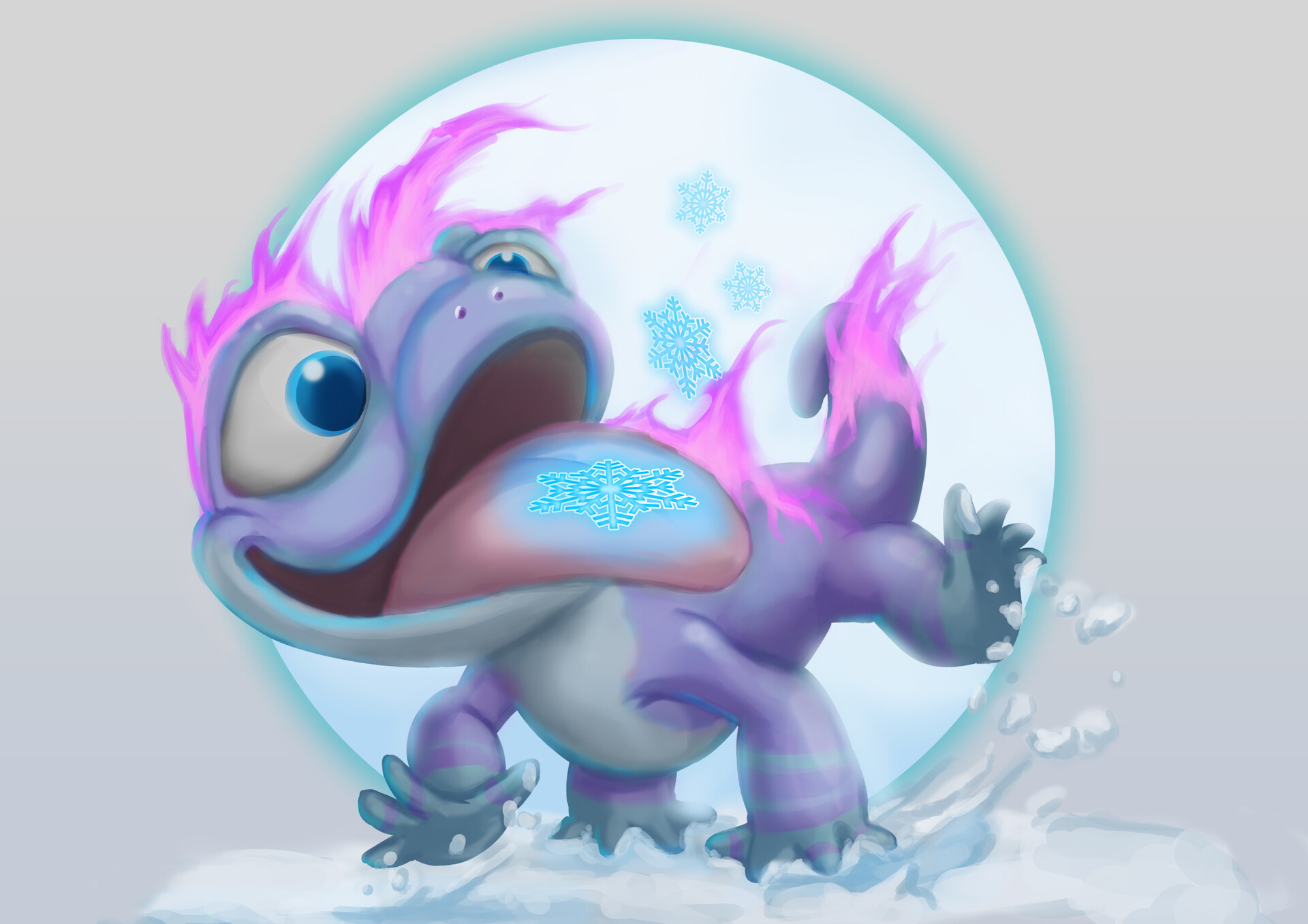 frozen 2 flame lizard