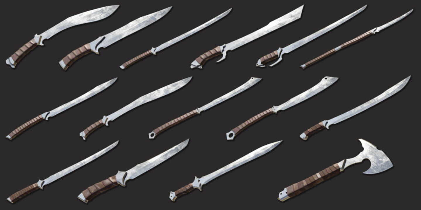 ArtStation weapon tool kit