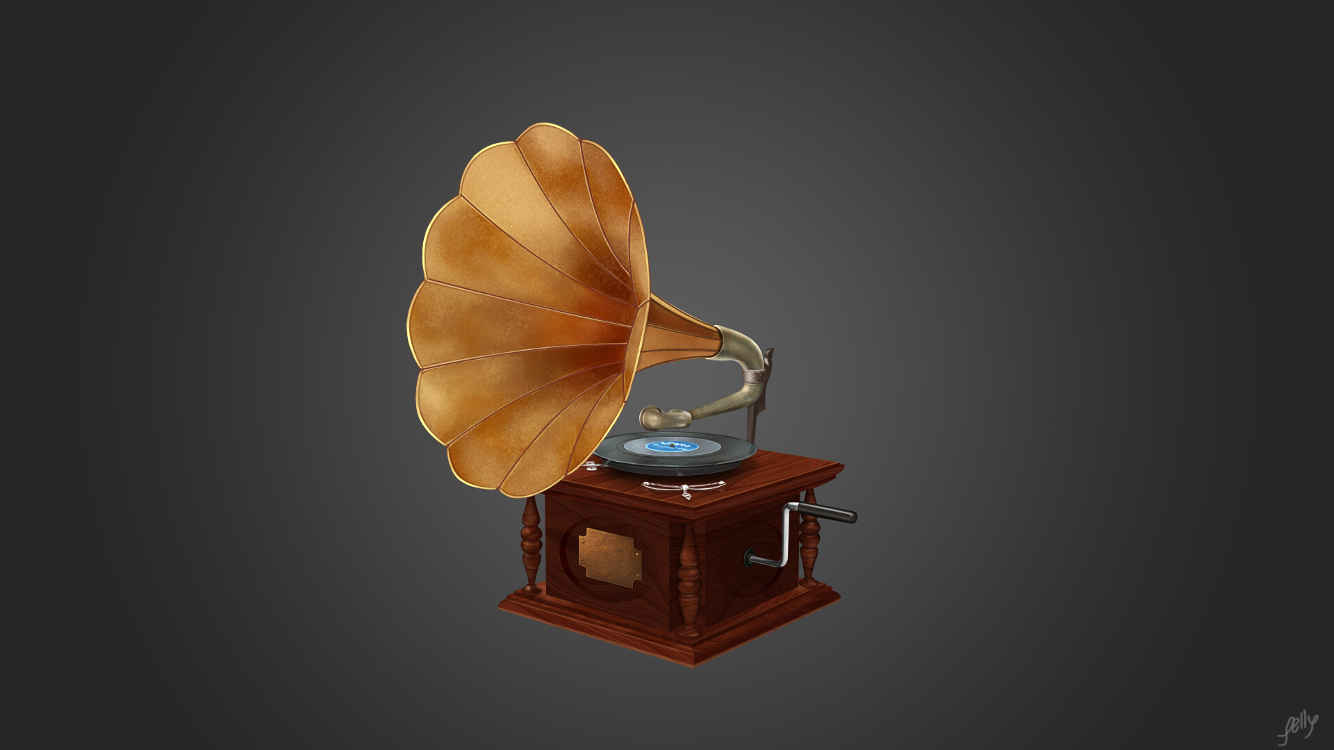 ArtStation - gramophone_game ui_icon