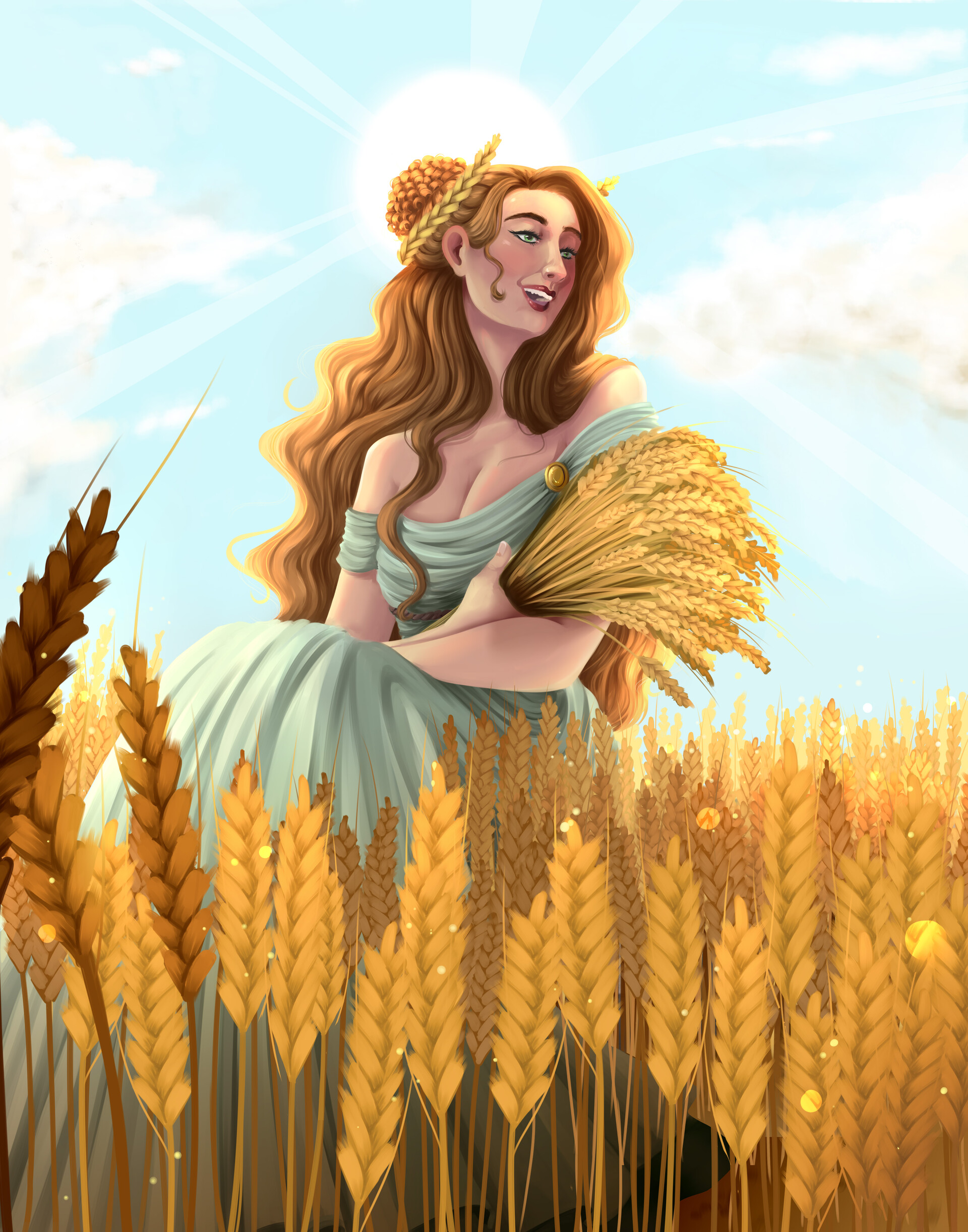 demeter goddess of harvest