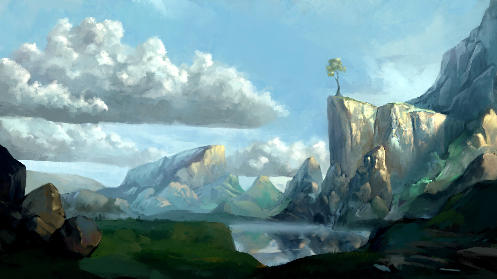 Artstation Environment Tri Tu Ngoc