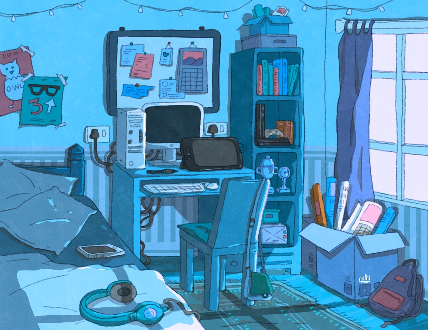 Nidhi Keluskar Bedroom Concept Art