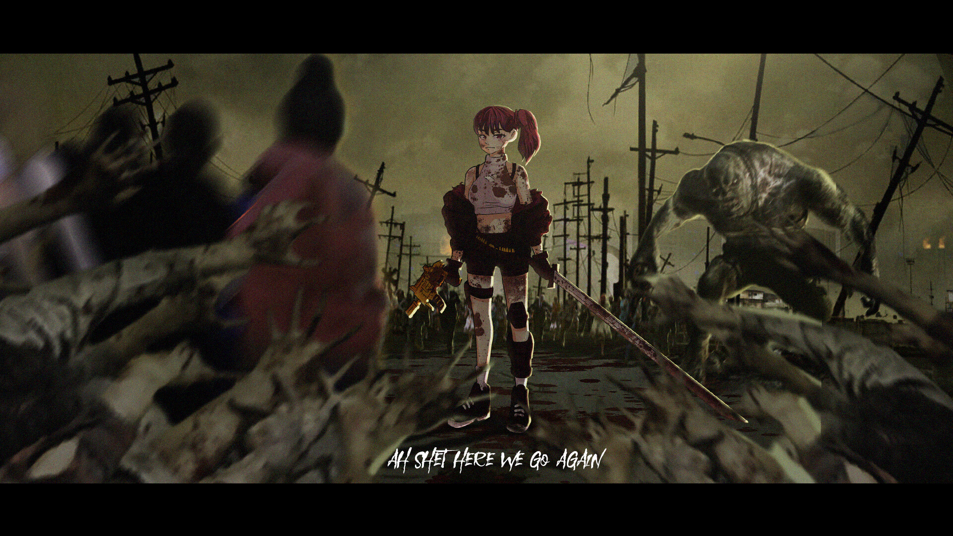 Artstation Horror Anime Movie Scene Style Kitsune Kun