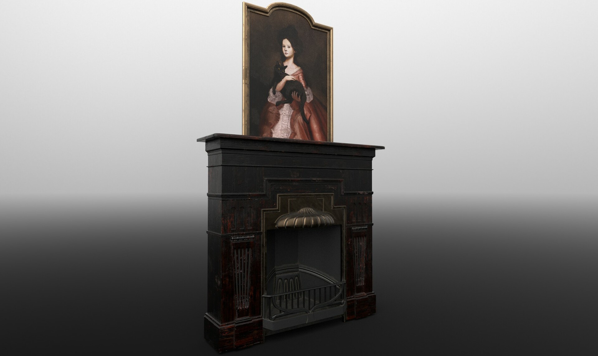 Artstation Fireplace James Dean