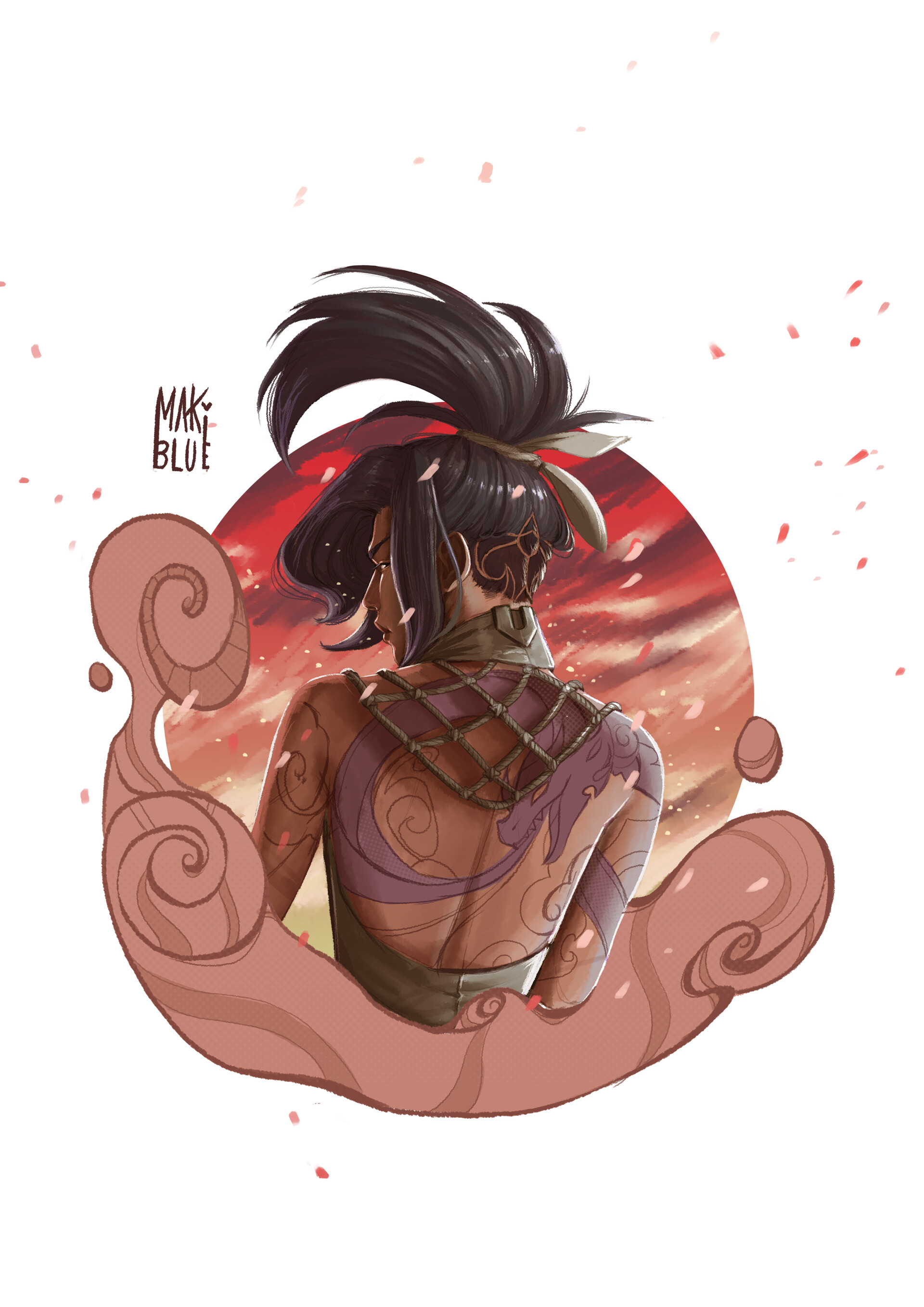 Gorgeous Nakali Hair Photo Art