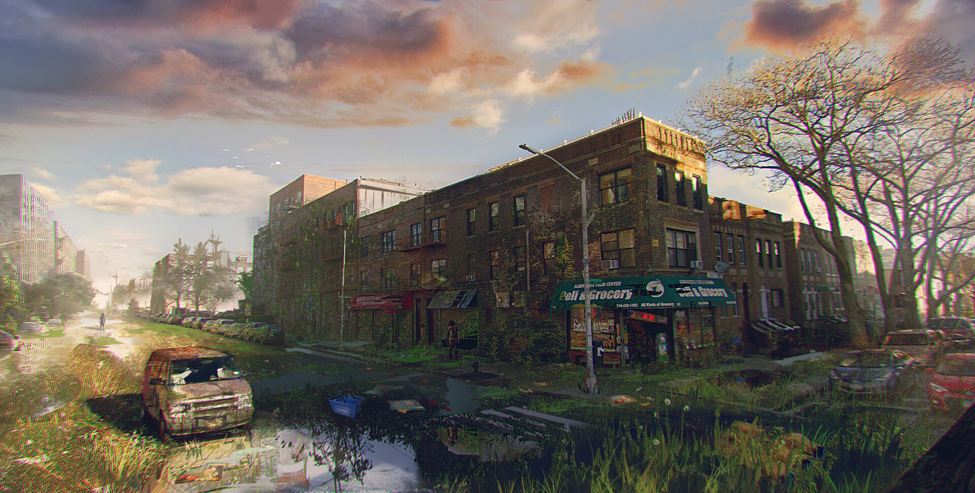 ArtStation Zombie town
