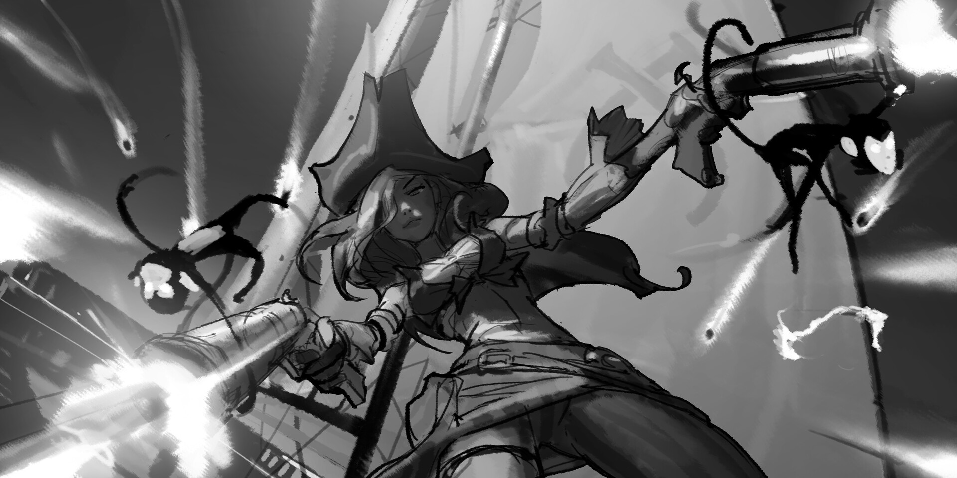 Artstation Miss Fortune Sixmorevodka Studio