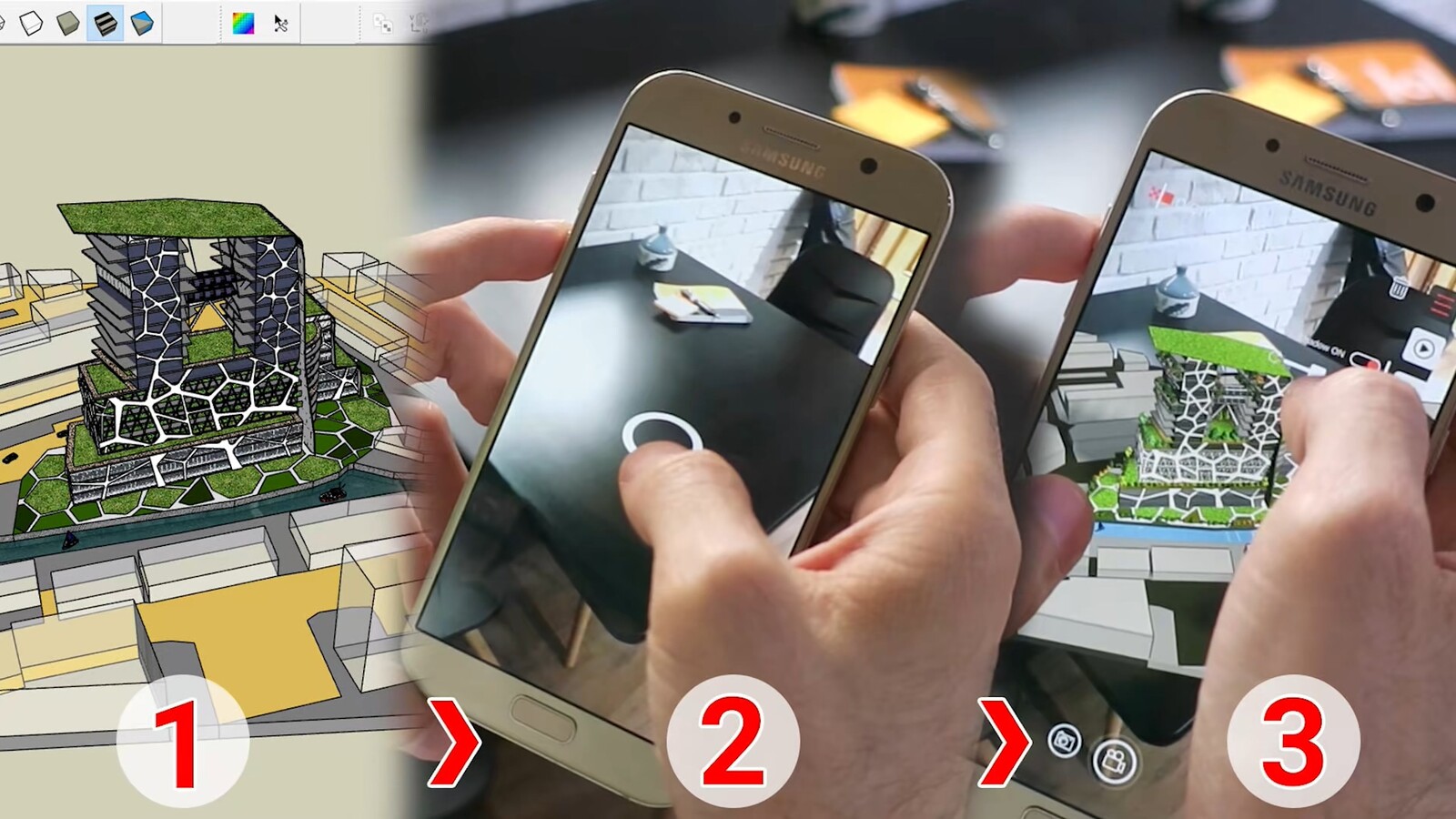 from 3D software to AR!
