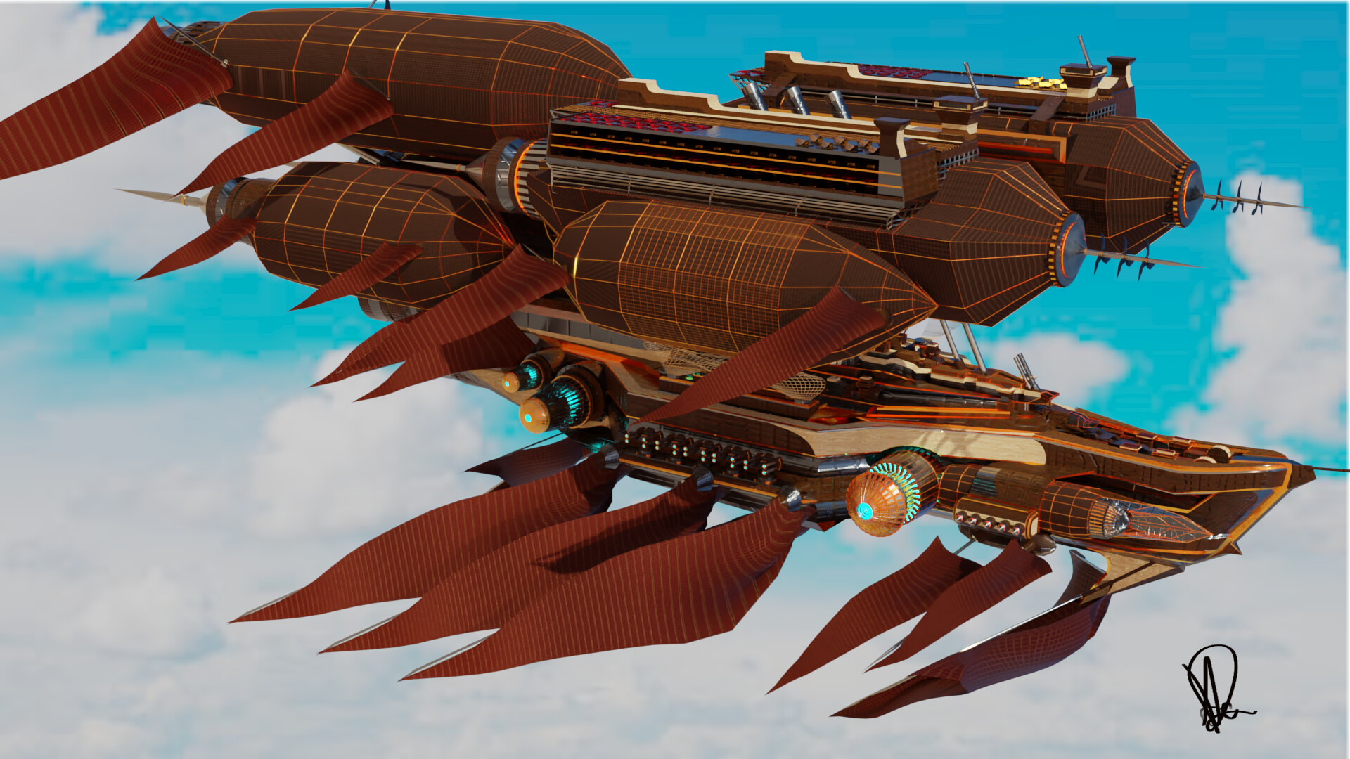 Fantasy Airship Design